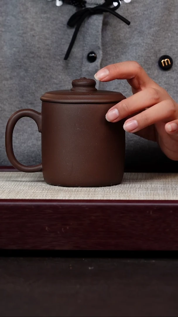 茶杯紫砂金帆紫单龙