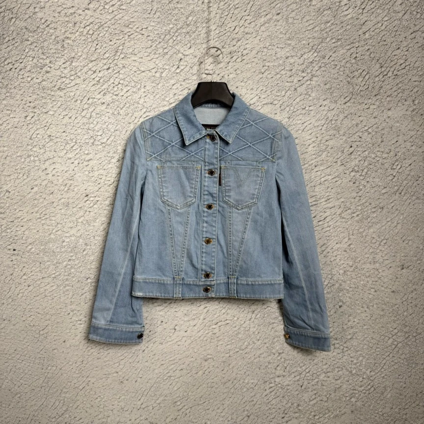 99新 LouisVuitton/路易威登 短外套长袖上衣时尚女士 LV牛仔外套