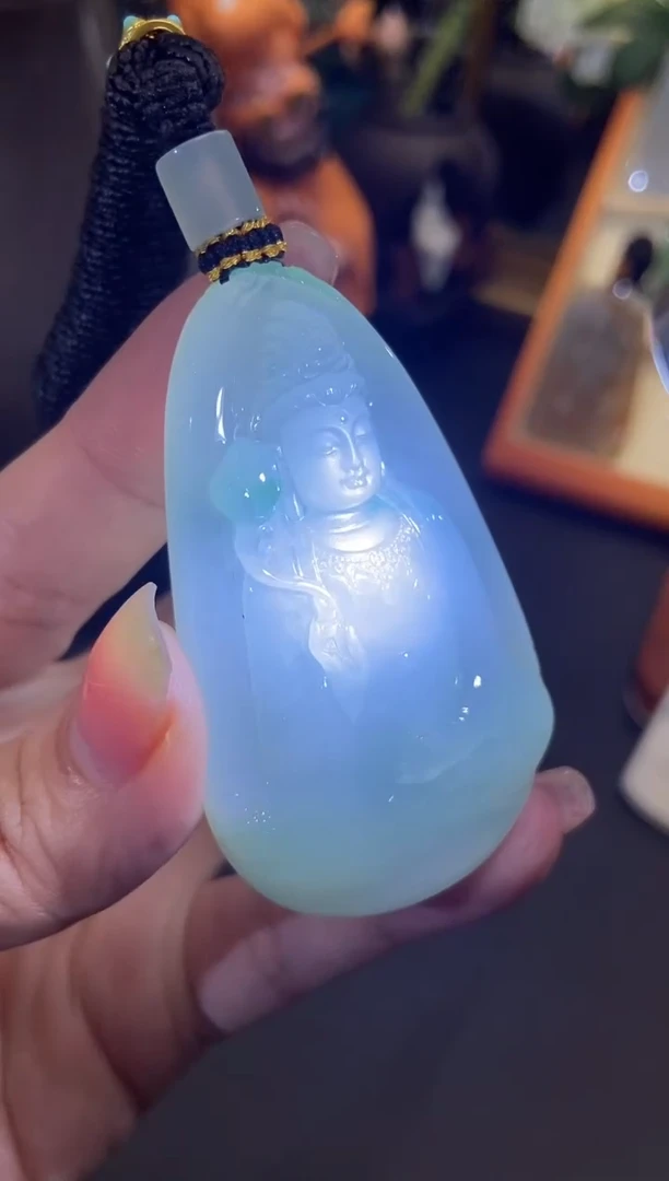 颈饰未镶嵌翡翠缅甸天然翡翠