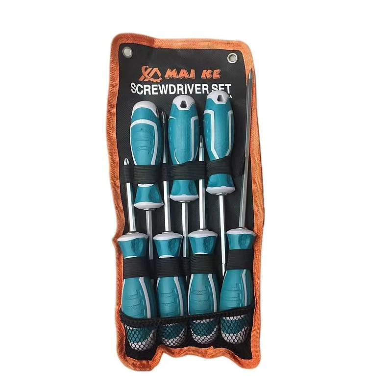 张张【直播】绿色可拆卸螺丝刀7件套