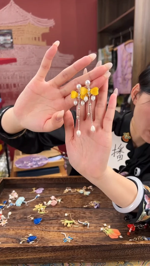 【闪购商品】刺绣苏绣世家非遗手工（耳环）