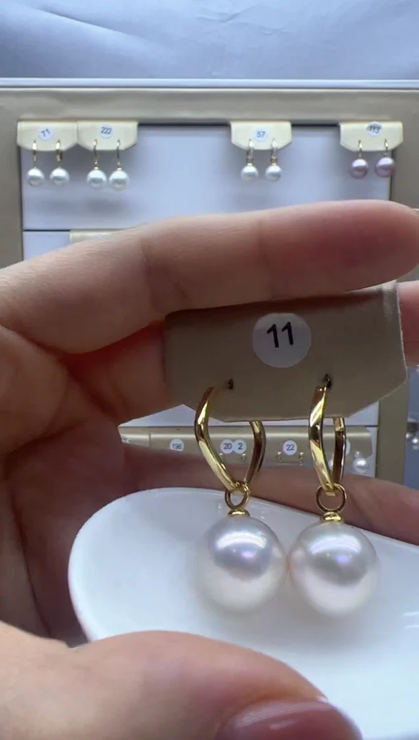 【闪购商品】淡水珍珠耳饰未镶嵌11