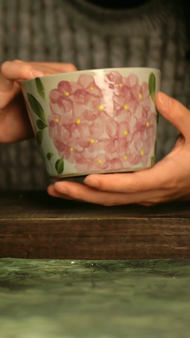 瓷器青诗集手工手绘瓷器
