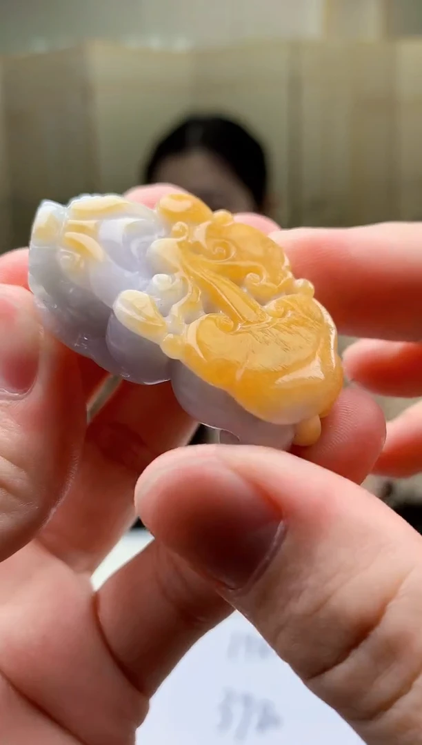 【闪购商品】定制翡翠未镶嵌0405bb-毛货挂件25