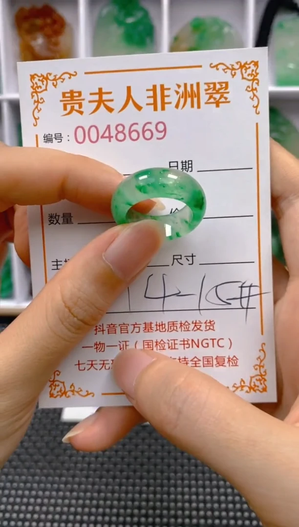 石英质玉未镶嵌戒圈669