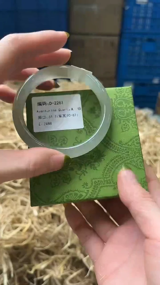 未镶嵌手镯石英质玉D2261