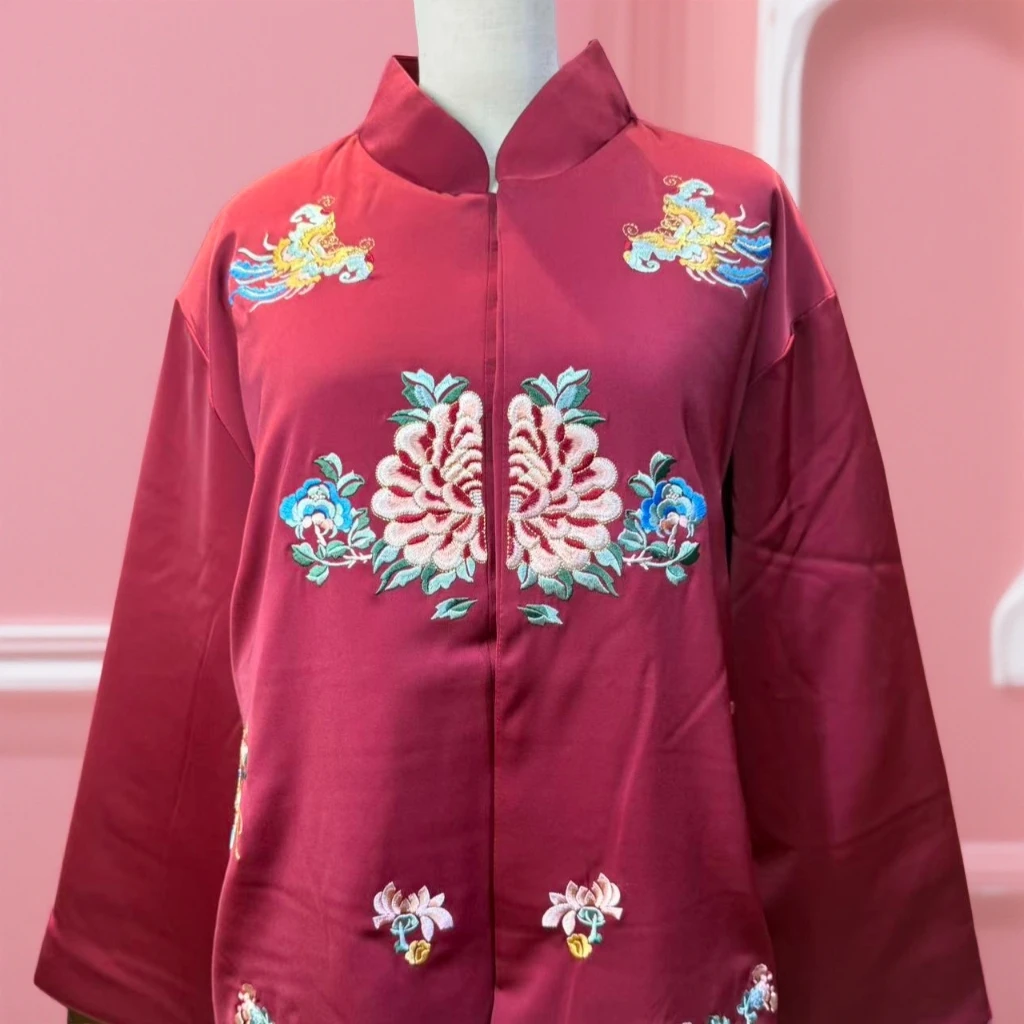 苏绣新中式金玉满堂女士全套