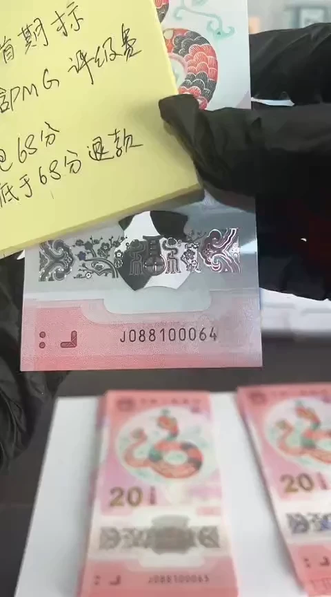 【闪购商品】塑料蛇钞包68分单张号码088100064