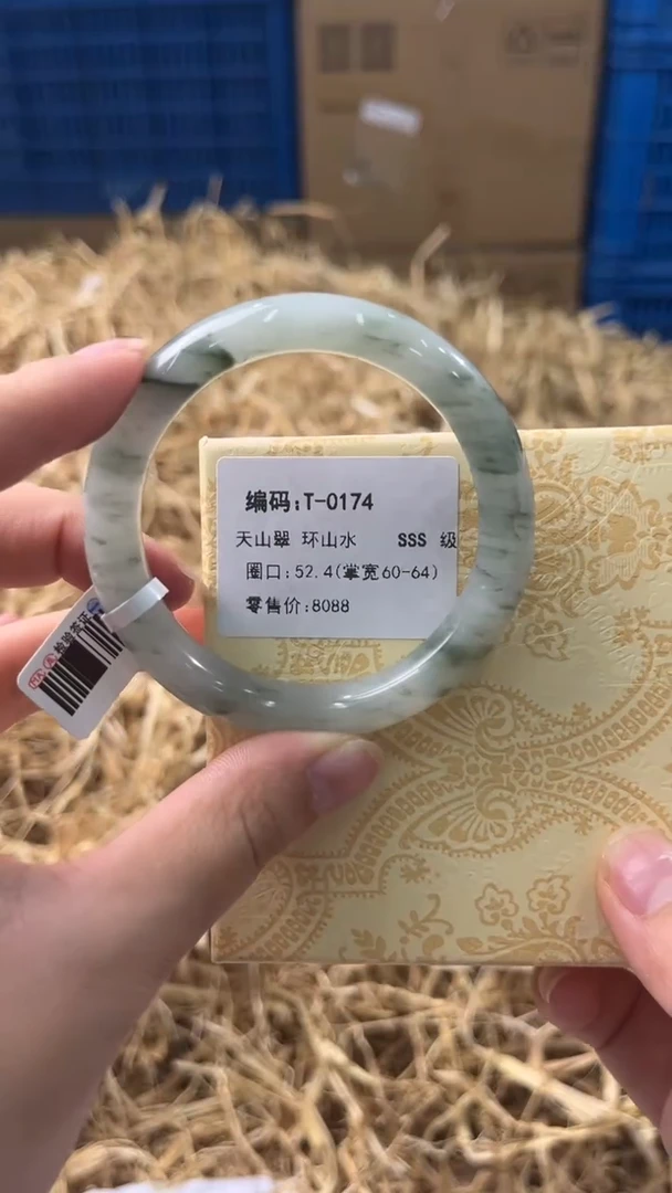 未镶嵌手镯石英质玉T-0174