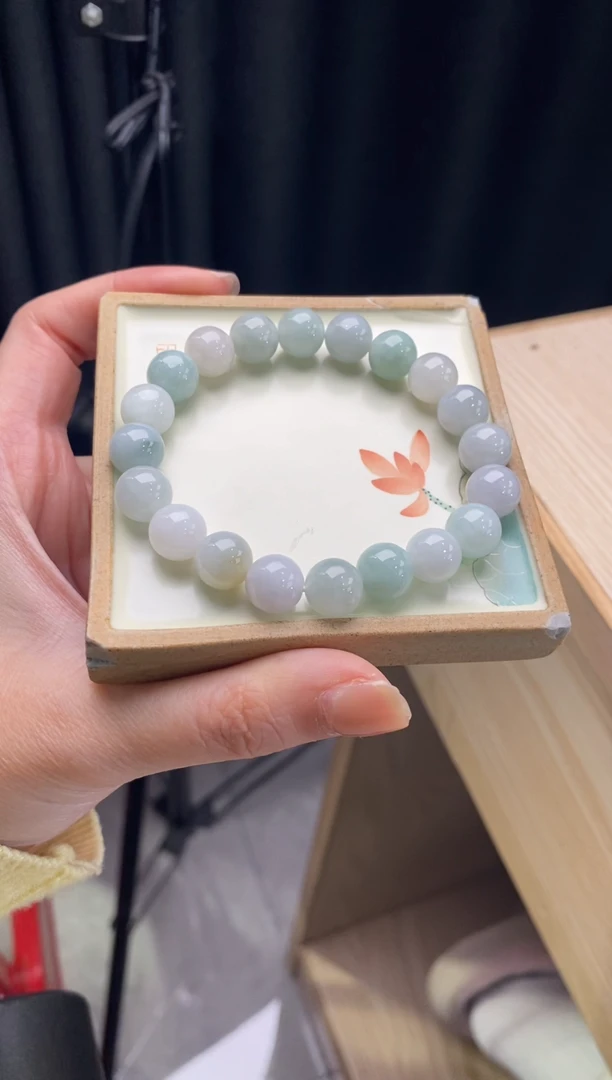 【闪购商品】翡翠手链未镶嵌手串9