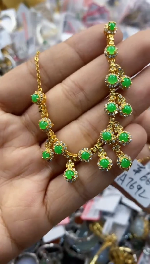 银S925镶嵌戒指翡翠444                8