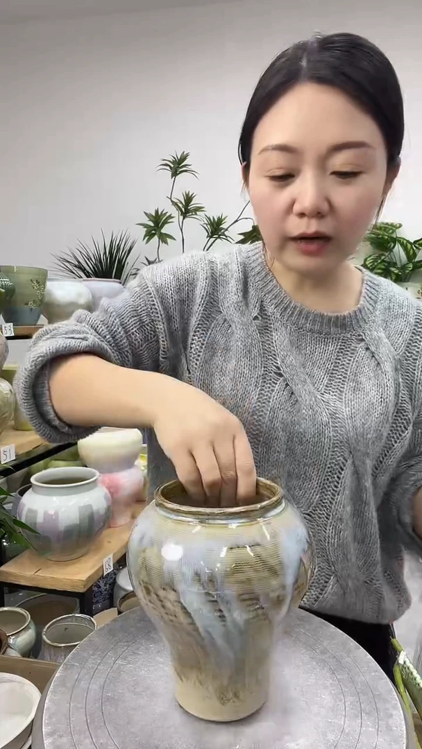 11.10陶瓷花盆直播链接高.    17 口0