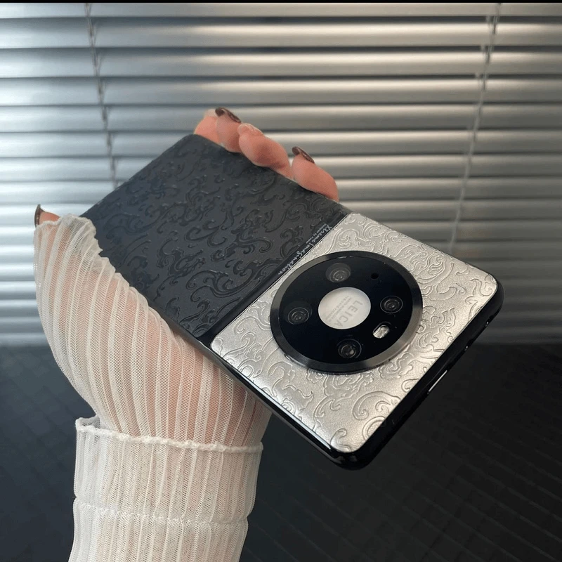 【祥云龙纹+金属镜头圈】适用于华为Mate40EPro国潮手机壳高端奢华