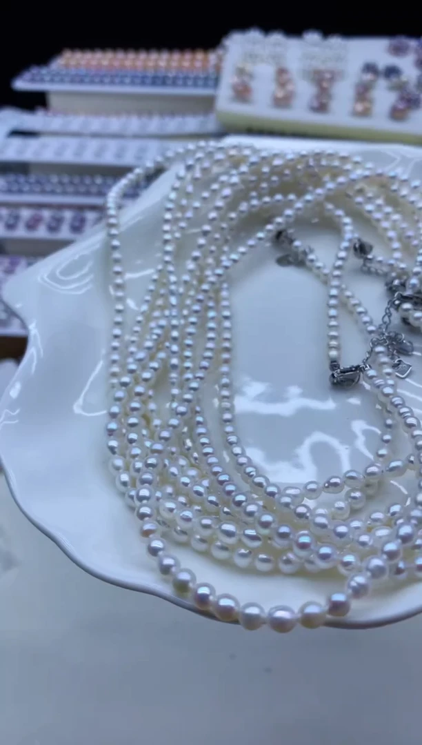 【闪购商品】淡水珍珠颈饰未镶嵌淡水珍珠项链多样性发其一