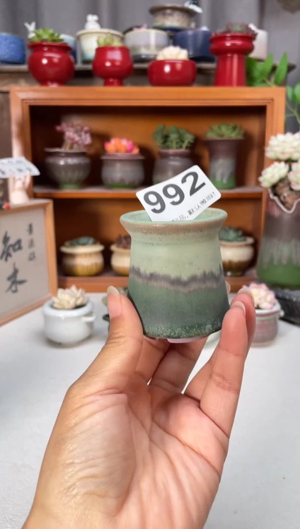 瓷片992知木小芳花盆