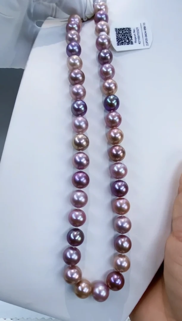 项链未镶嵌淡水珍珠Y淡水项链吉尔德五星10-11