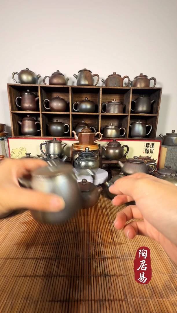 毛****人高温纯柴烧全手工高石瓢壶