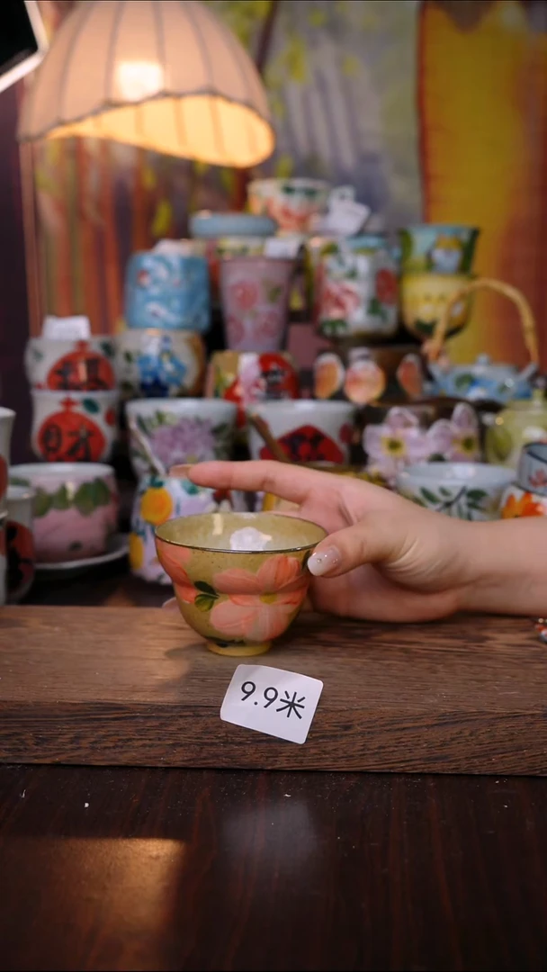 杯子泥垚手作 景德镇手工手绘陶瓷器物
