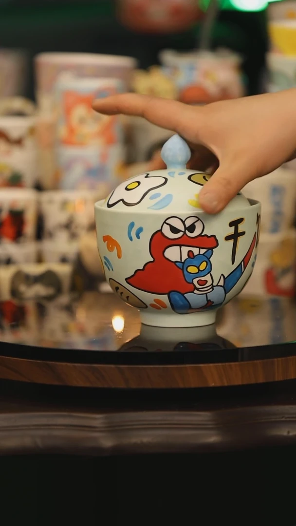 【闪购商品】摆件景德镇釉下彩绘设计师款式陶瓷