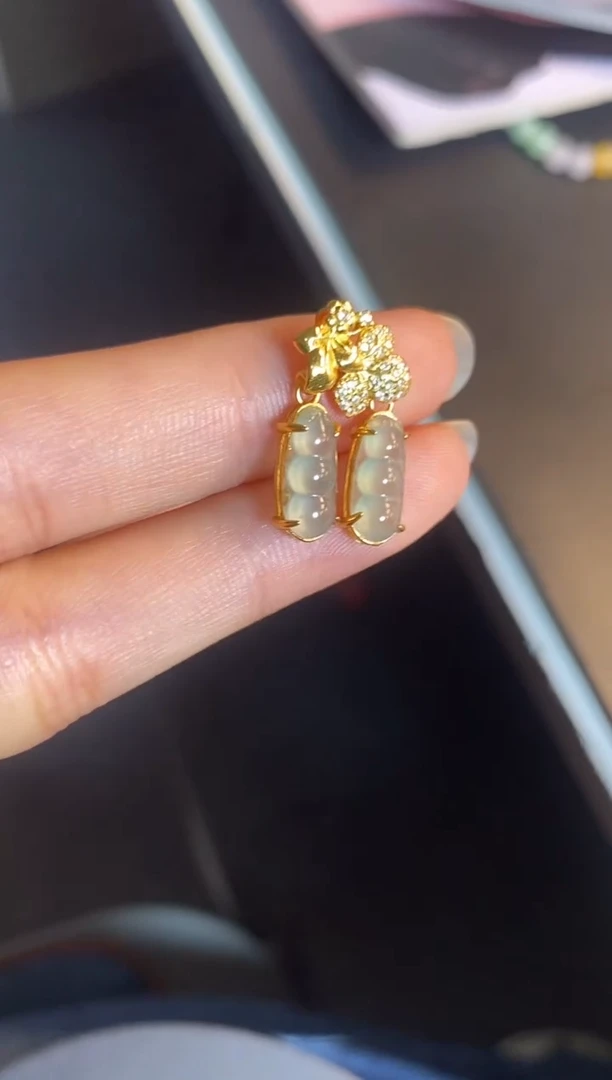 吊坠(不含链)银S925镶嵌翡翠1