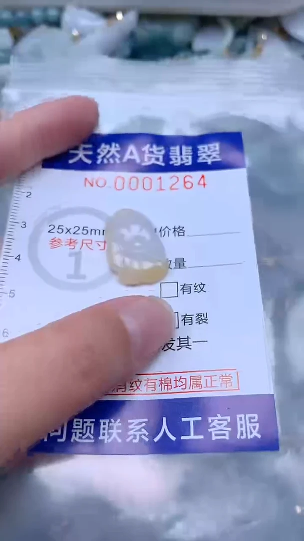 翡翠未镶嵌吊坠(不含链)1