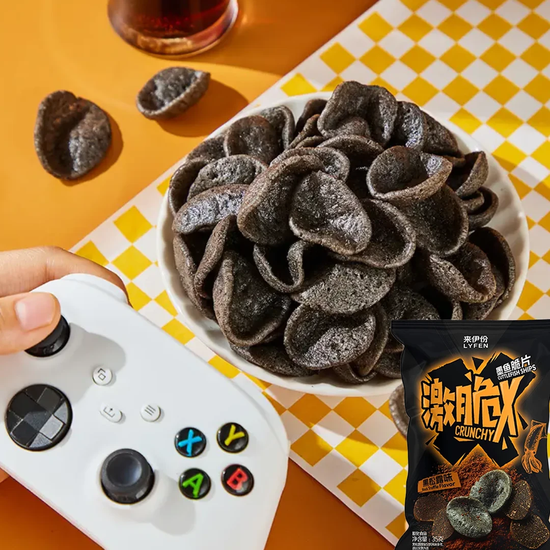 【26年4月11】7包*35g 来伊份 藤椒味激脆X墨鱼脆片