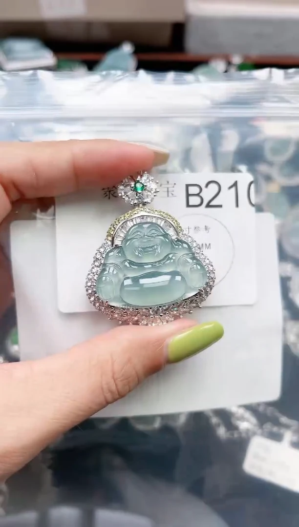 【闪购商品】翡翠颈饰未镶嵌210赠皮绳