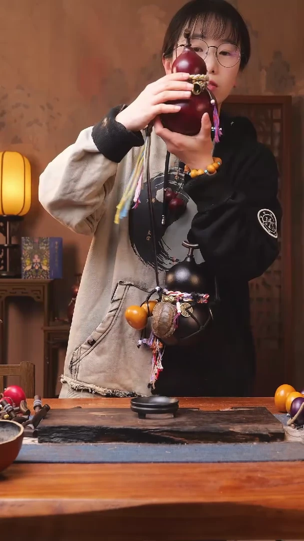 【闪购商品】144号精品大漆葫芦防腐防渗装水茶酒