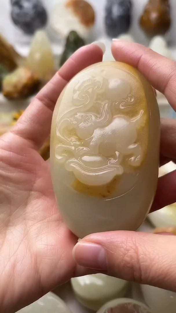 石材古青石棉纹正常不退换兔