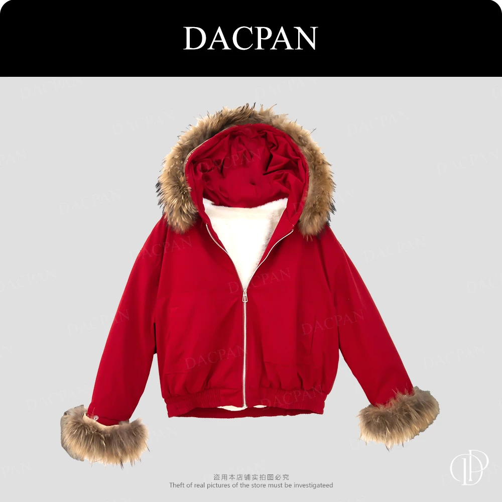 DACPAN-“真性情”貉子毛内里加厚连帽外套   2025/盼·PP 510