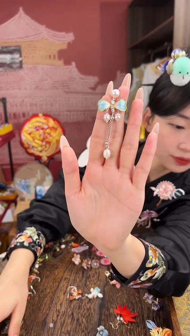 【闪购商品】刺绣苏绣世家非遗手工（耳环）