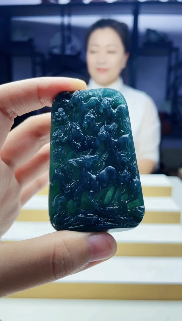定制翡翠未镶嵌毛货07250075多样性发其一