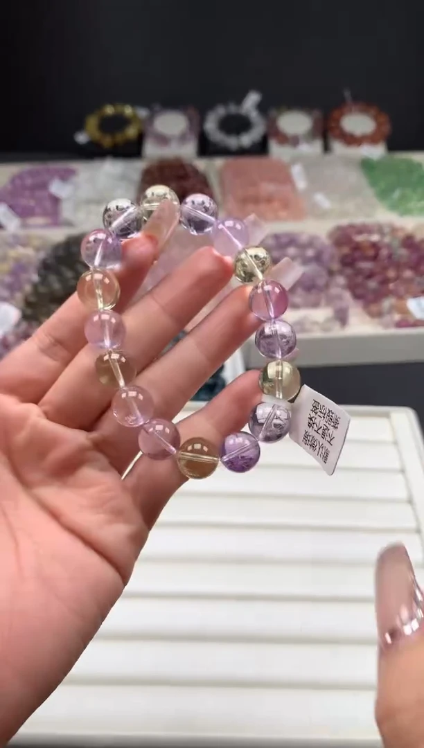 【闪购商品】水晶手串未镶嵌多样性发其一 11mm B2