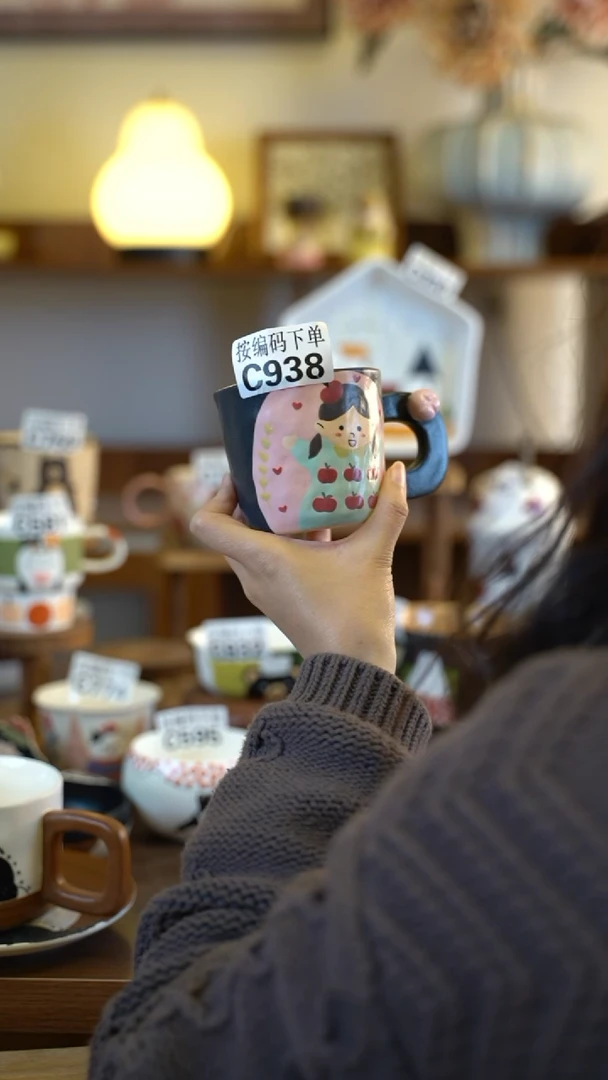 摆件陶C938 阿满屋手工手作陶瓷
