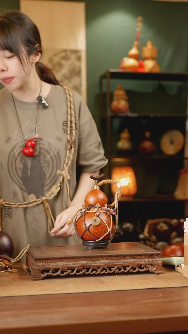 52号精品天然大漆酒葫芦一物一拍~