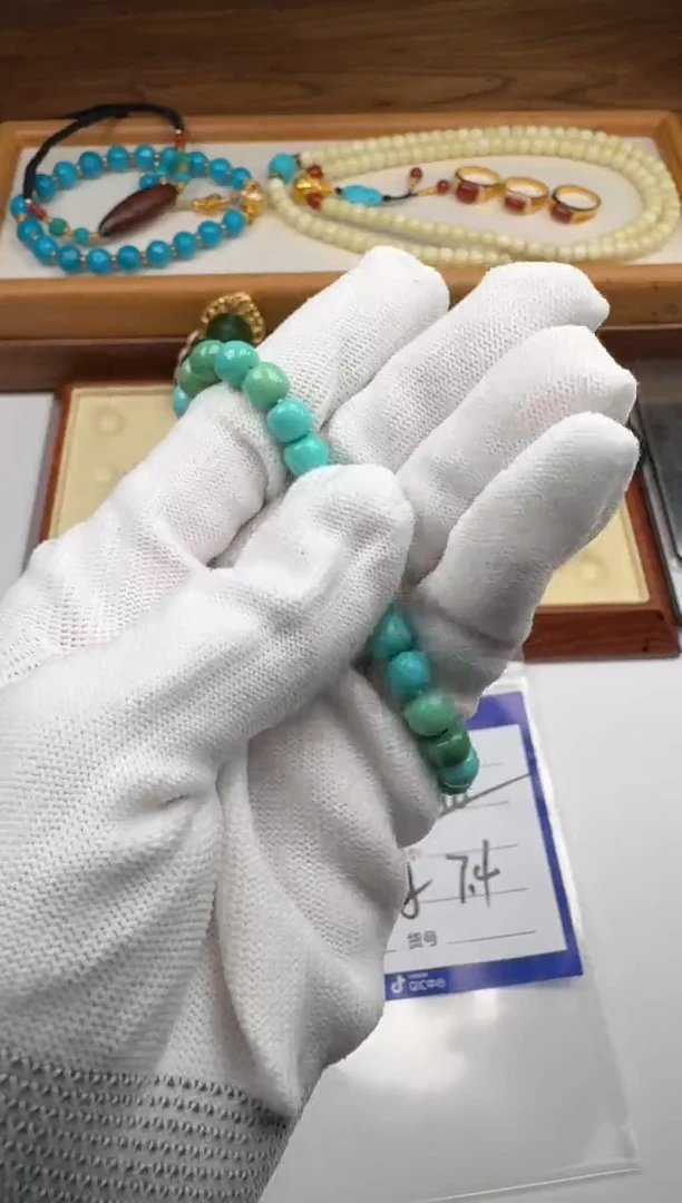 未镶嵌绿松石配饰配饰丹***～手串手串