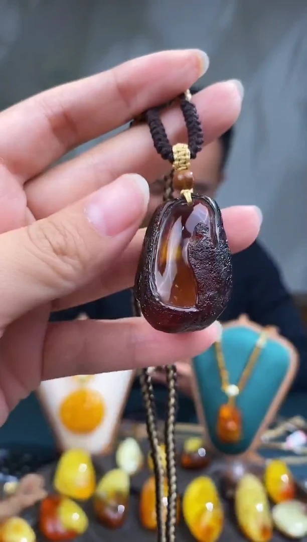 裸石琥珀未镶嵌 基地发货 一物一证 顺丰包邮