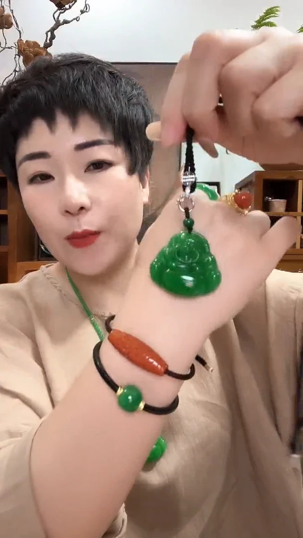 吊坠(赠链)合金翡翠544