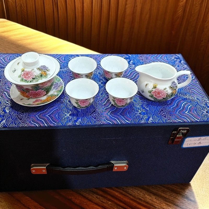 XD-GH-190国色天香茶具礼盒装