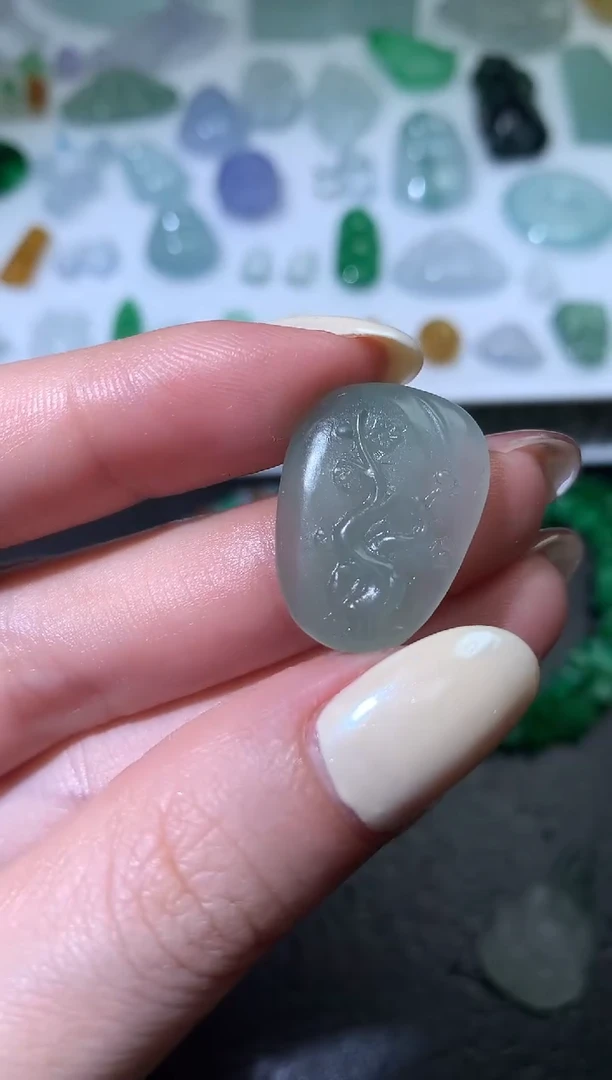 未镶嵌定制翡翠毛货 22*16.6*4.8