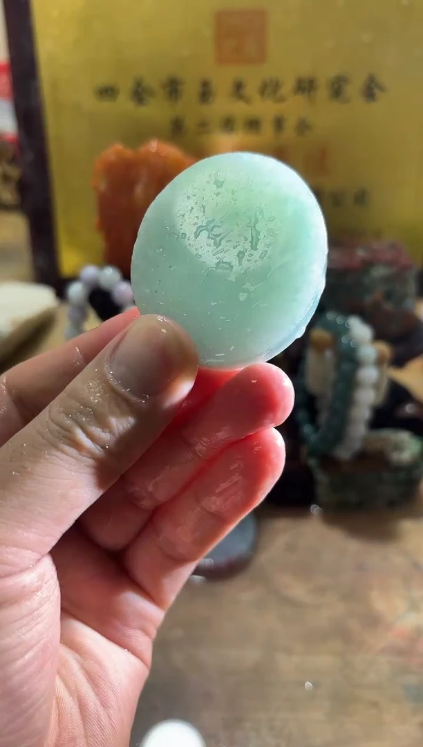 未镶嵌挂件翡翠A货常星7177