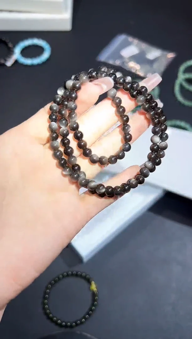 【闪购商品】水晶手串未镶嵌83W多样性发其一/1条默认微瑕