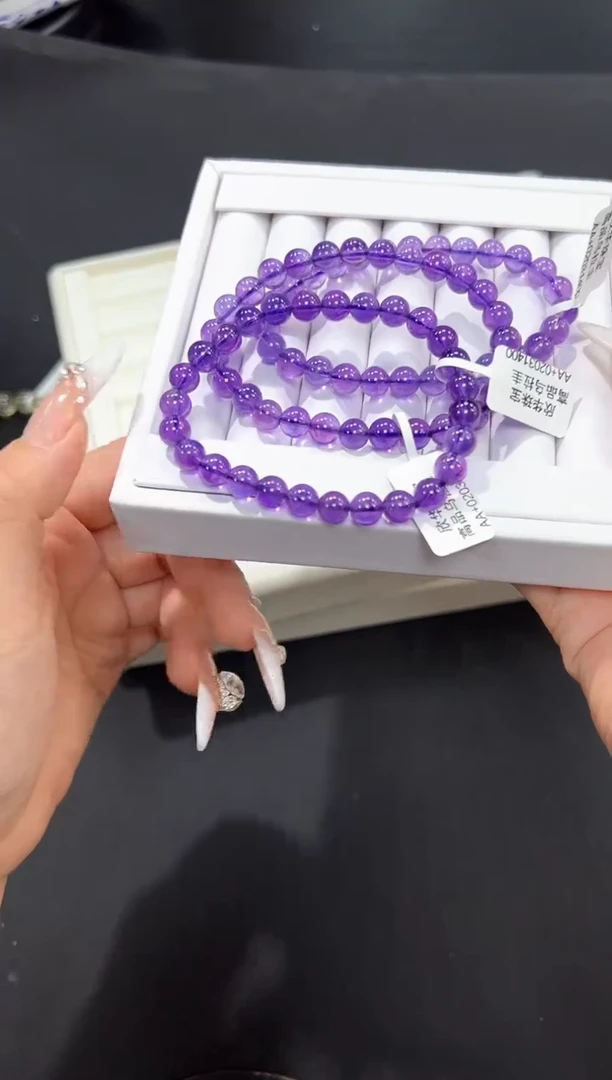 水晶手链未镶嵌75U多样性发其一【1条】默认微瑕