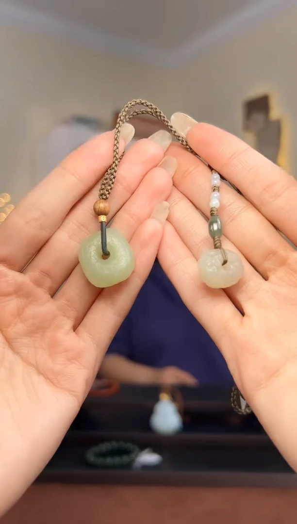 颈饰未镶嵌和田玉一元复始 S6-