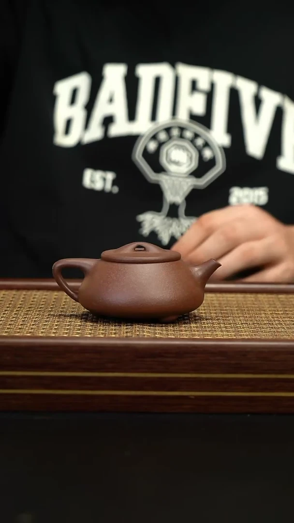 茶壶紫砂ld平盖小石瓢