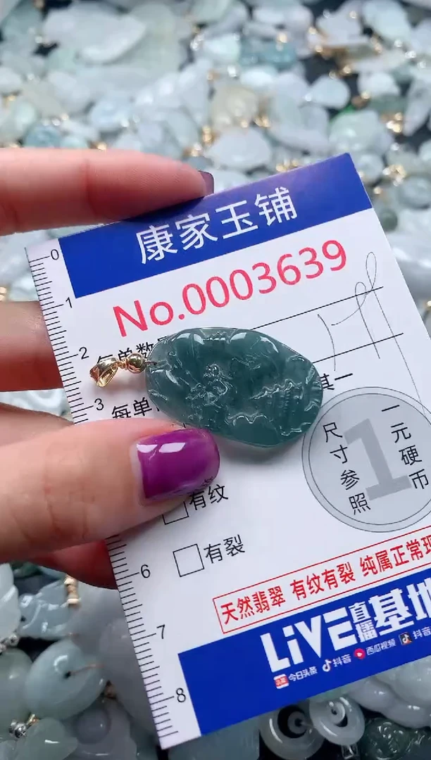 颈饰未镶嵌翡翠3639