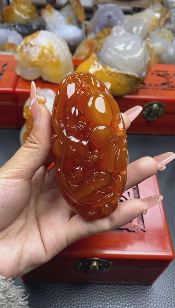【闪购商品】玛瑙/玉髓手把未镶嵌00