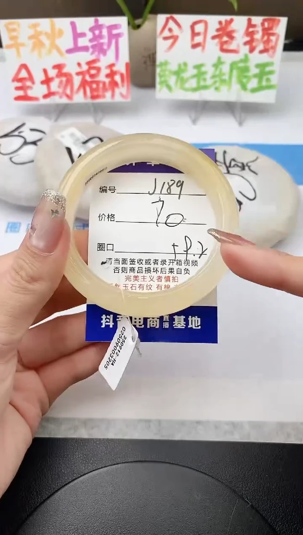 未镶嵌手镯石英质玉j189-HB多样性发货59+