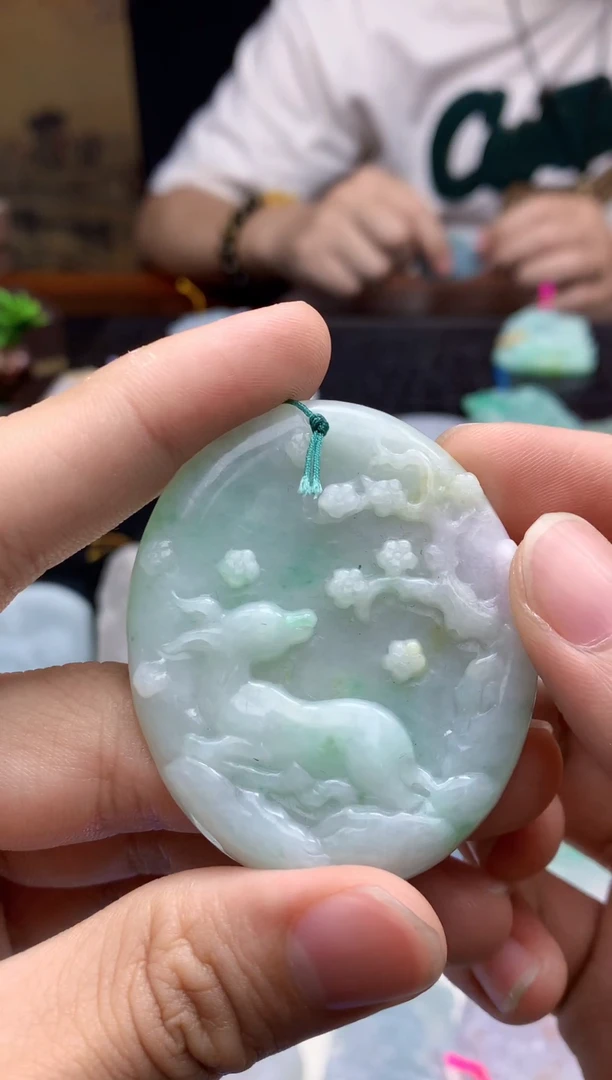 颈饰未镶嵌翡翠天然A货翡翠