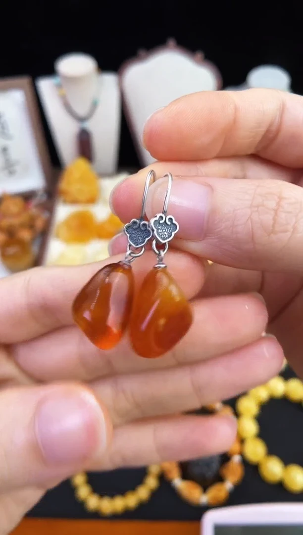 琥珀未镶嵌珠宝奇石柒月